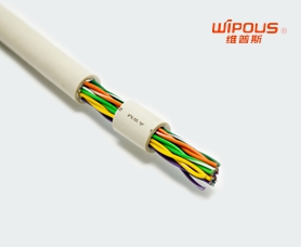 HRMCU-P   UL认证PVC柔性非屏蔽对绞数据电缆  300V
